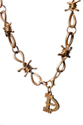 BARBWIRE GOLD CHAIN