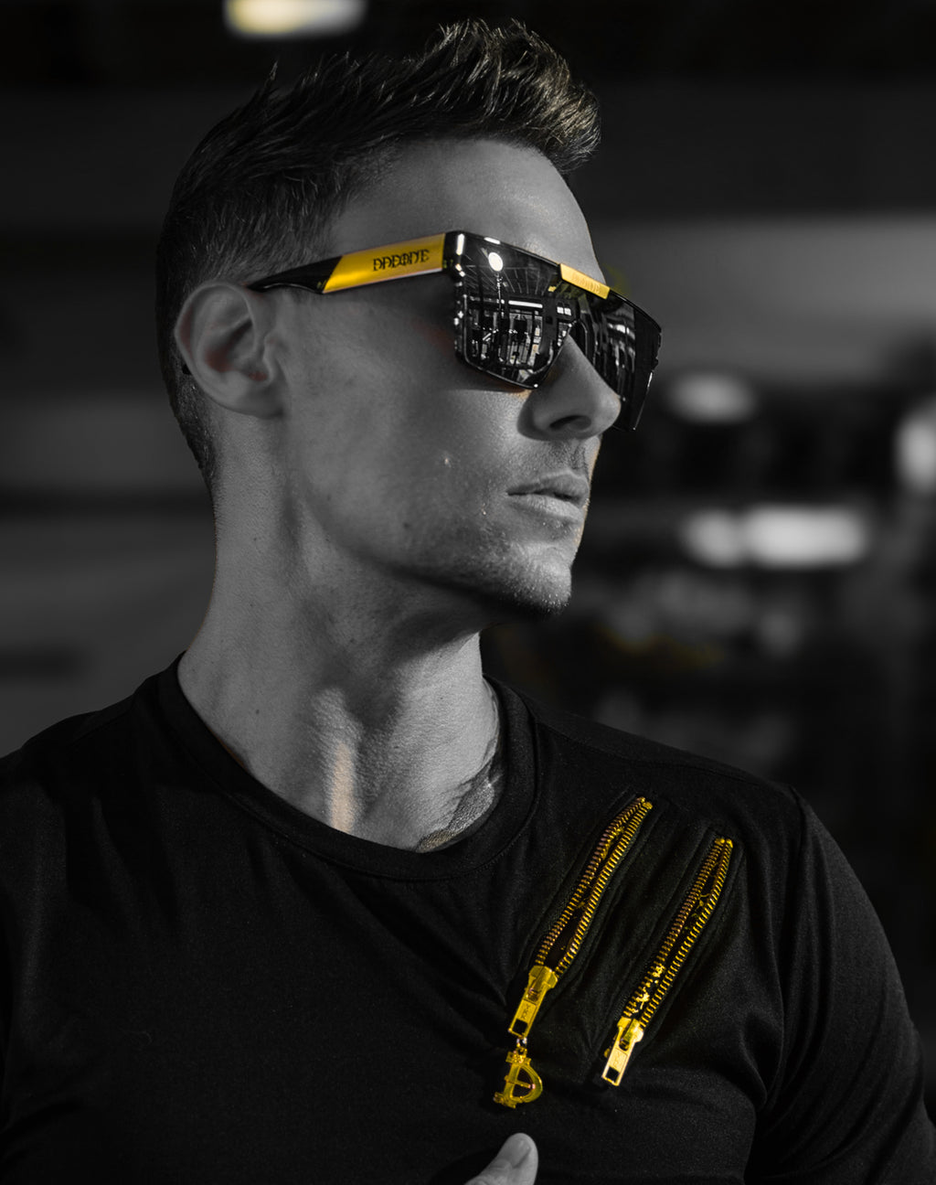 GOLD FRAME SUNGLASSES